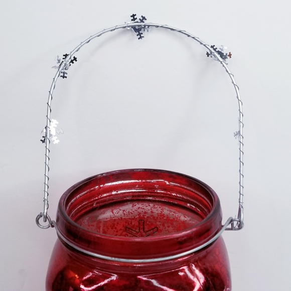 Red Christmas Mason Jar - Picture 3 of 10